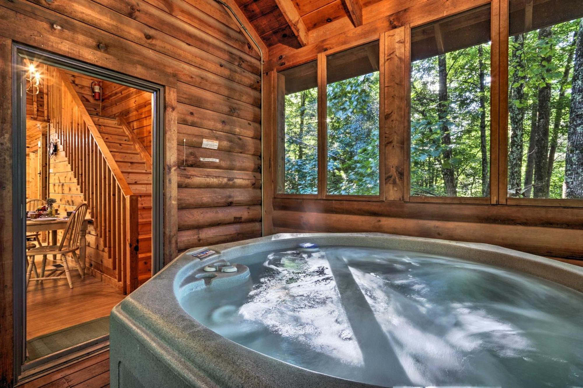 Cozy Mountain Cabin In Perfect Location سيفيرفيل المظهر الخارجي الصورة