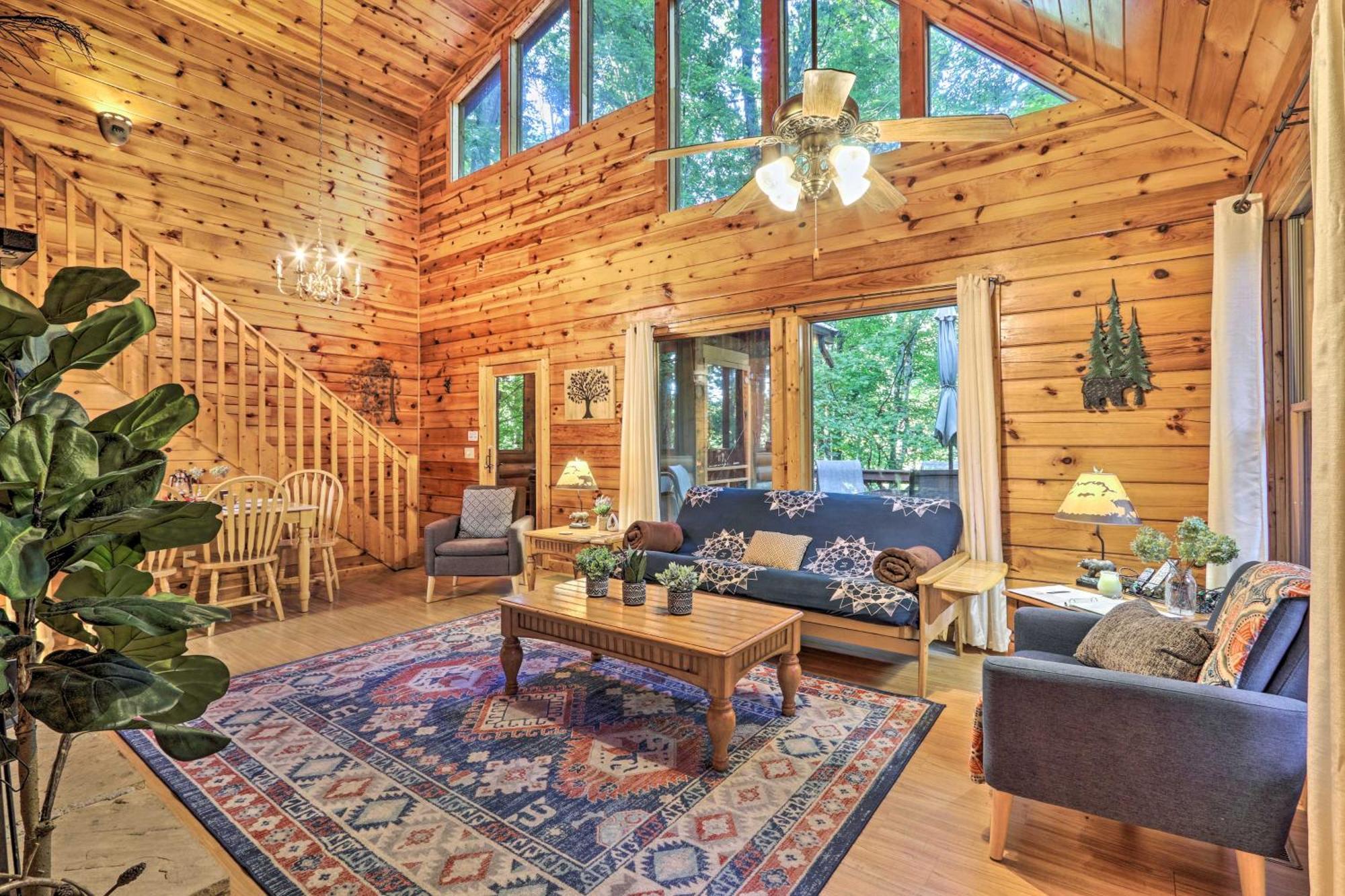 Cozy Mountain Cabin In Perfect Location سيفيرفيل المظهر الخارجي الصورة