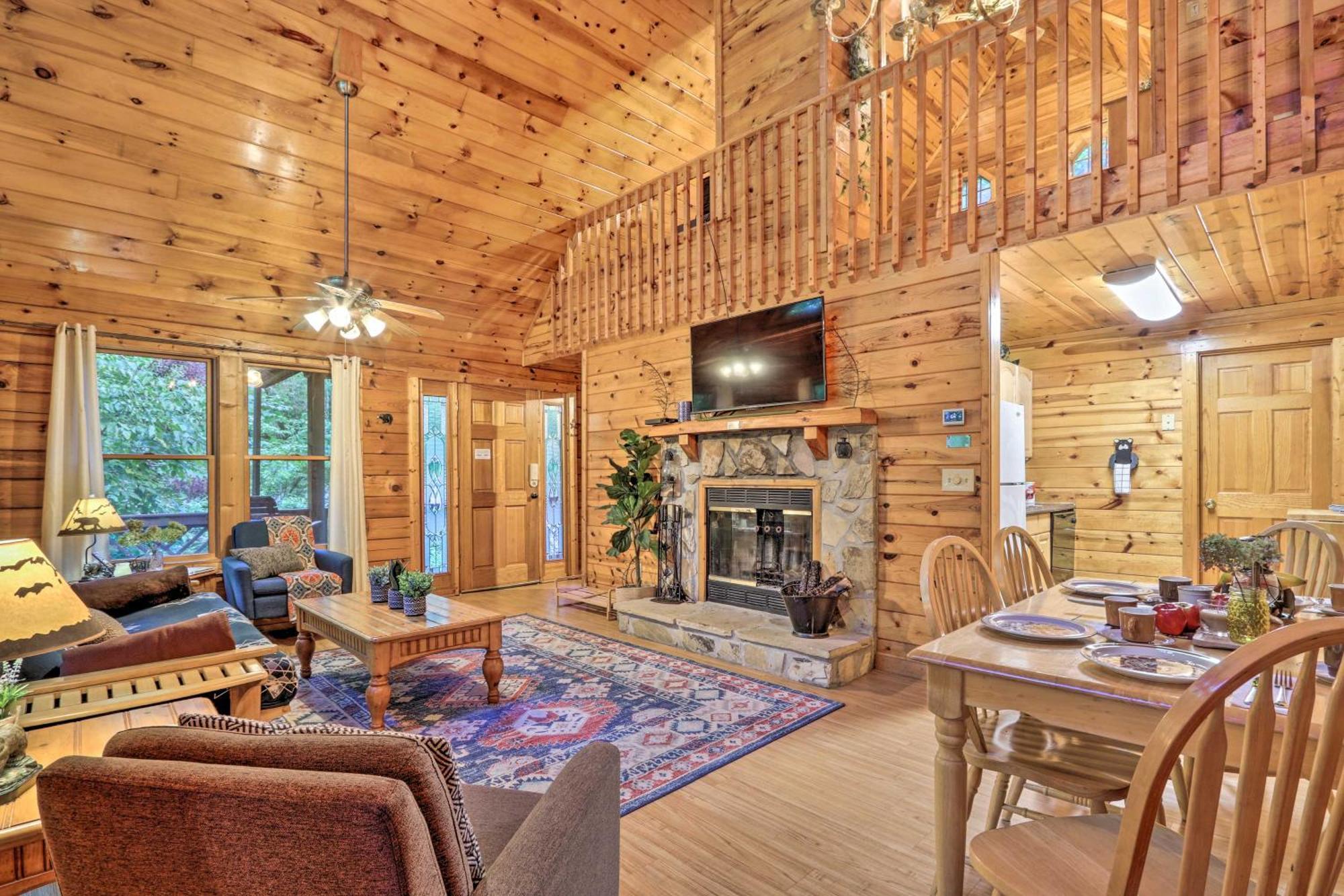 Cozy Mountain Cabin In Perfect Location سيفيرفيل المظهر الخارجي الصورة