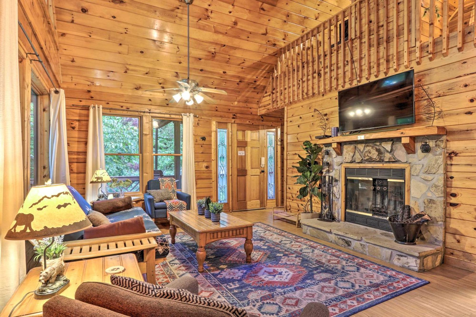 Cozy Mountain Cabin In Perfect Location سيفيرفيل المظهر الخارجي الصورة